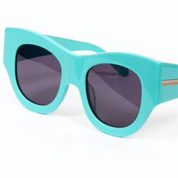 Karen Walker Turquoise Faithful Sunglasses - Picture 3 of 3